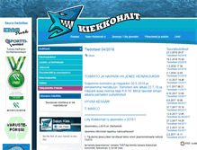 Tablet Screenshot of kiekkohait.fi